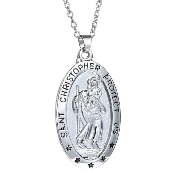 Creative Character Carving Simple Necklace English Carved Pendant