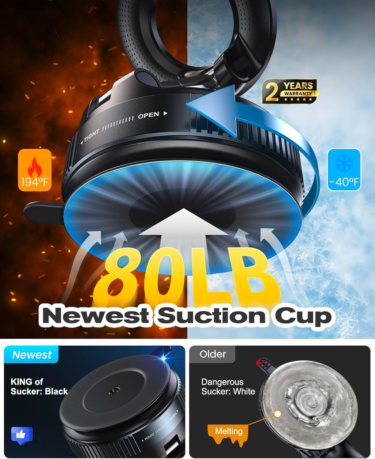 Vacuum Suction Magnetic Bracket, Phone Holder