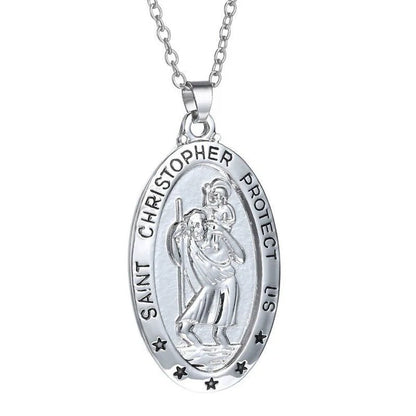 Creative Character Carving Simple Necklace English Carved Pendant
