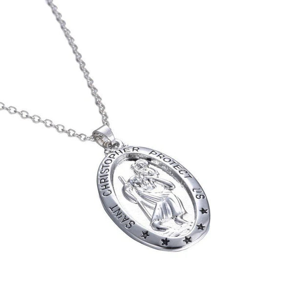 Creative Character Carving Simple Necklace English Carved Pendant