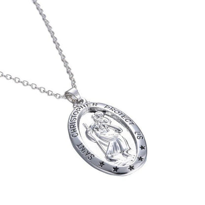 Creative Character Carving Simple Necklace English Carved Pendant