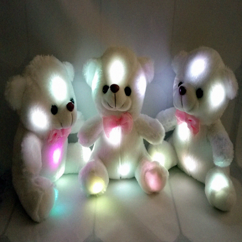 Plush Toy Bear Colorful Glowing Teddy Bear