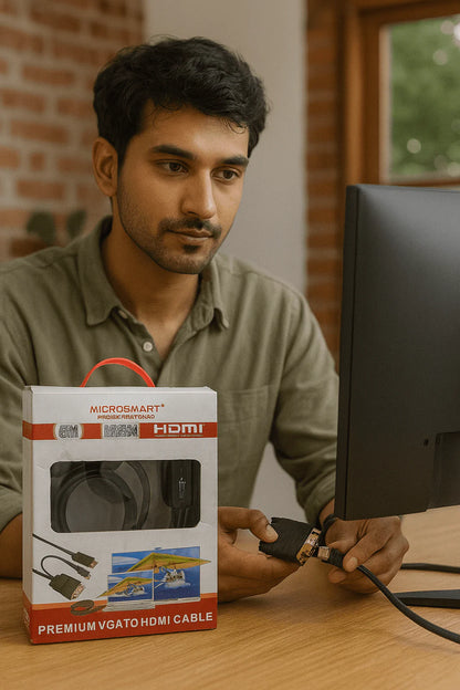 Microsmart VGA to HDMI Cable