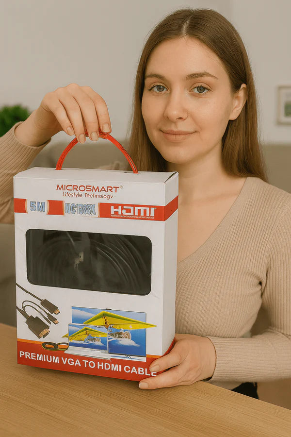 Microsmart VGA to HDMI Cable