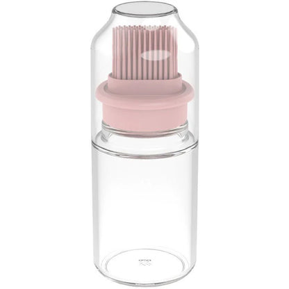 Portable Oil Bottle with Brush Silicone Barbecue Liquid Gadgets High-temperature Kitchen Baking Pastry Barbecue BBQ Tool