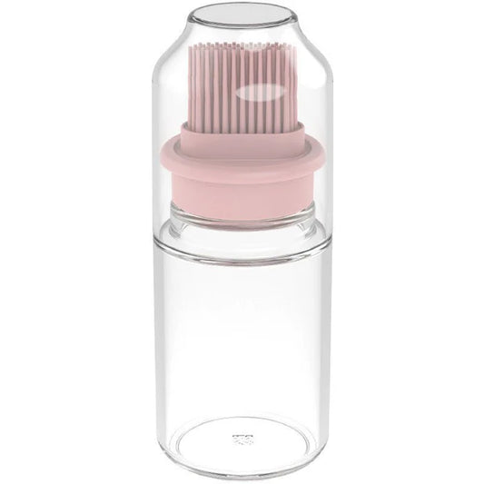 Portable Oil Bottle with Brush Silicone Barbecue Liquid Gadgets High-temperature Kitchen Baking Pastry Barbecue BBQ Tool