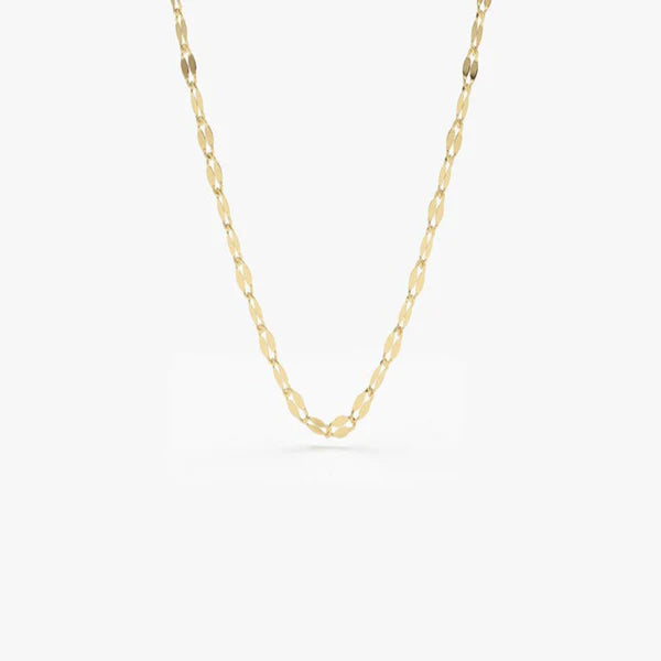 Women's Delicate Lip Chain Necklace